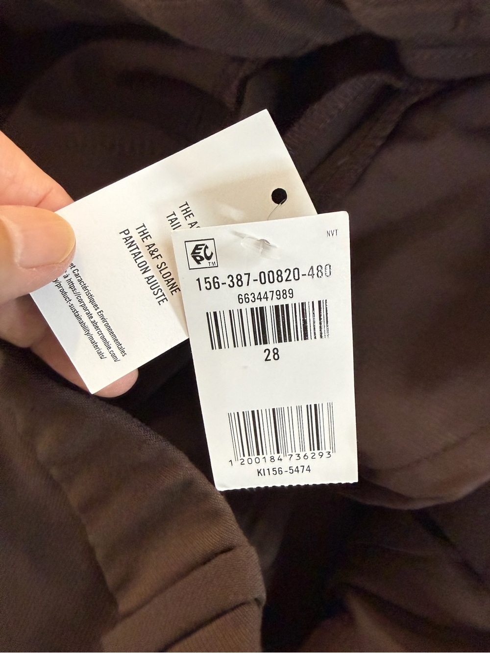 Abercrombie & Fitch NWT Size 28 Curve Love Ultra High Wide Leg Sloane Tailored - Picture 9 of 12